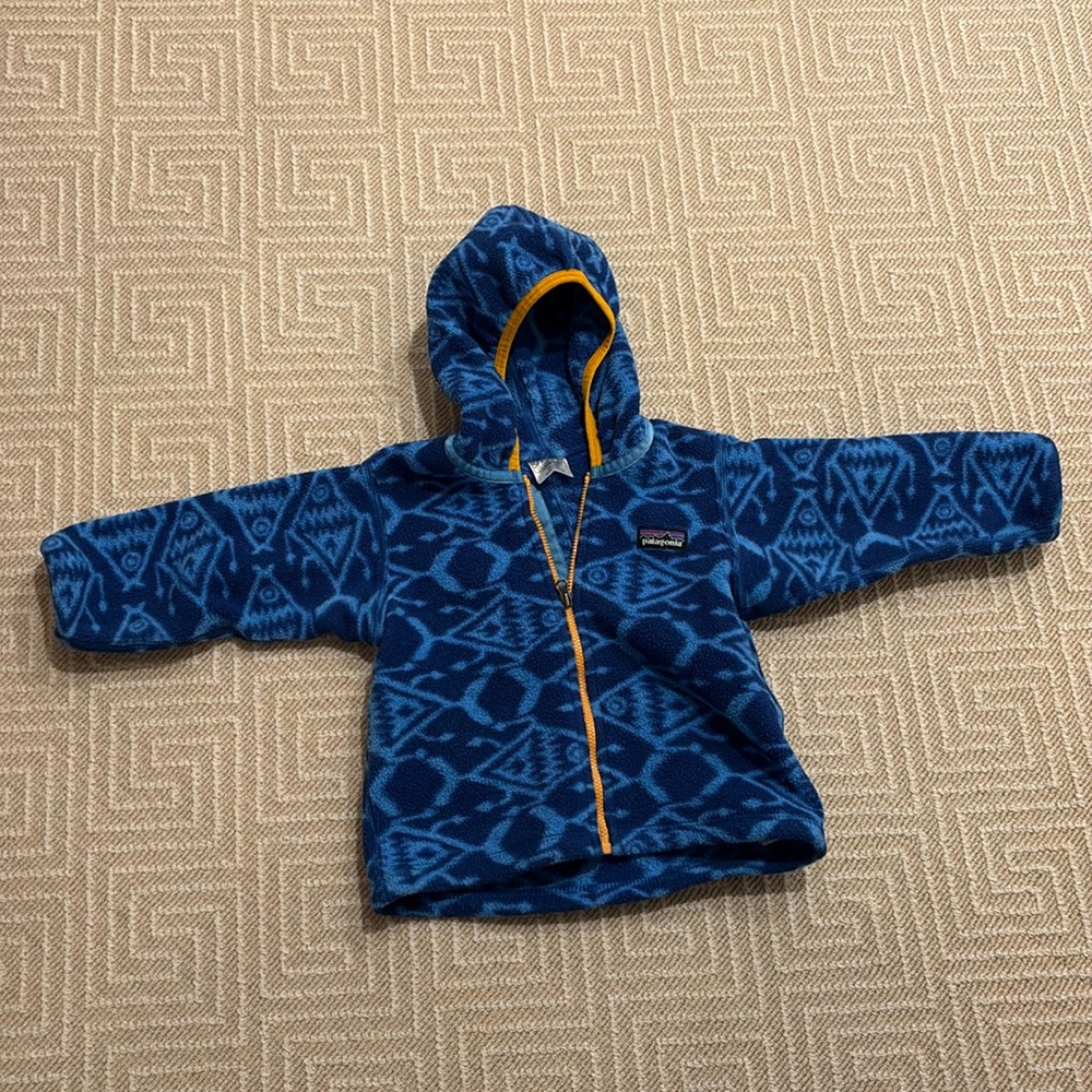 Blue Patagonia Fleece 12-18m